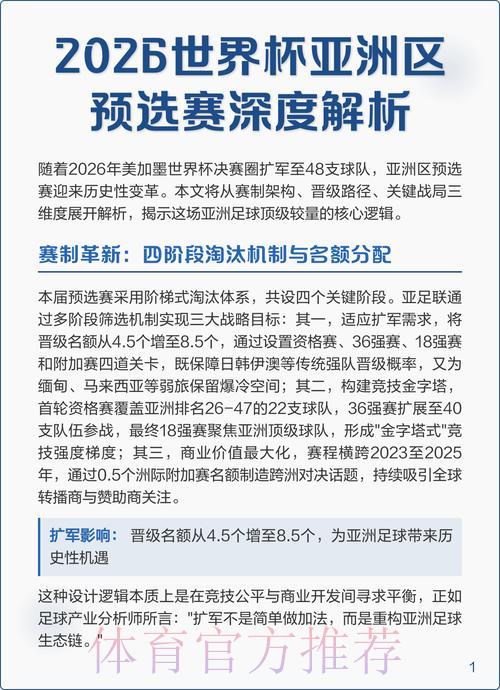 2026年世界杯赛事数据全面解析与深度研究 2026年世界杯赛事数据全面解析与深度研究